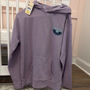 Salt Life Lavender Hoodie with Logo